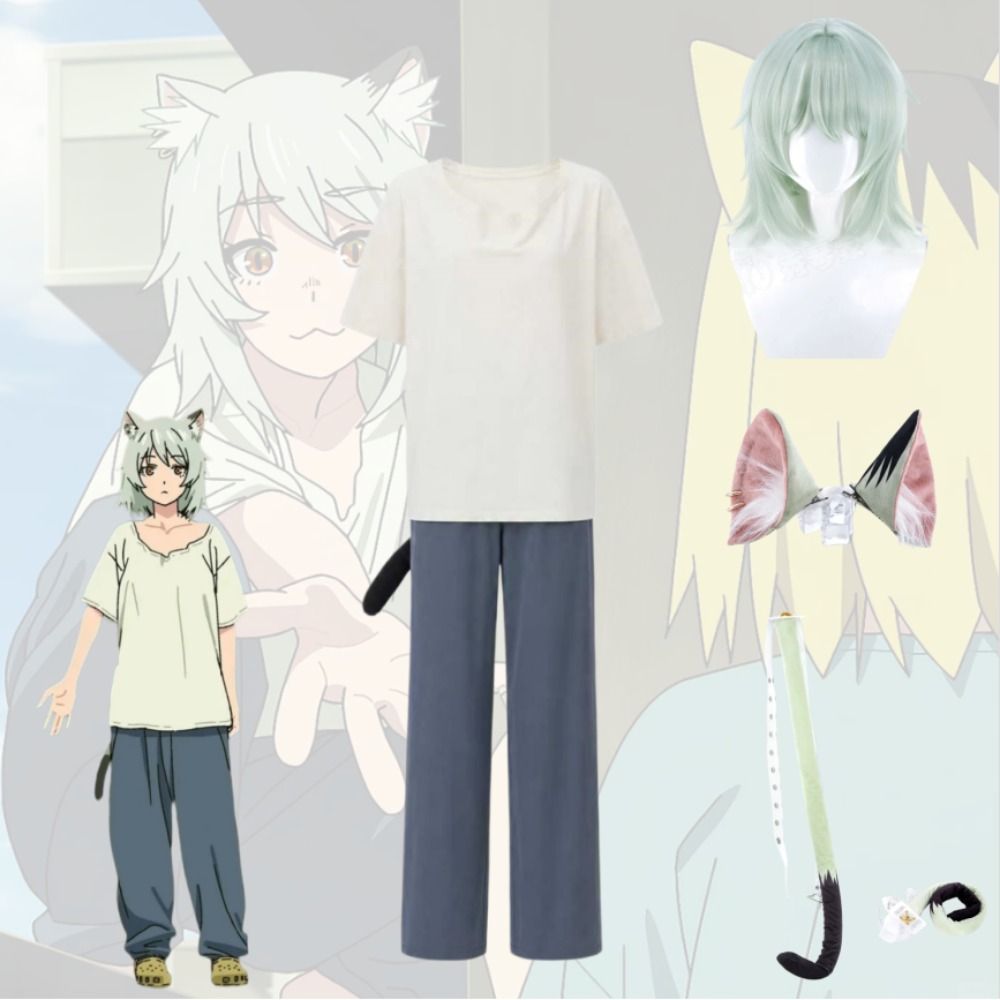 Anime Merchandise Online - Yani Neko Chainsmoker Cat Nikuko Cosplay