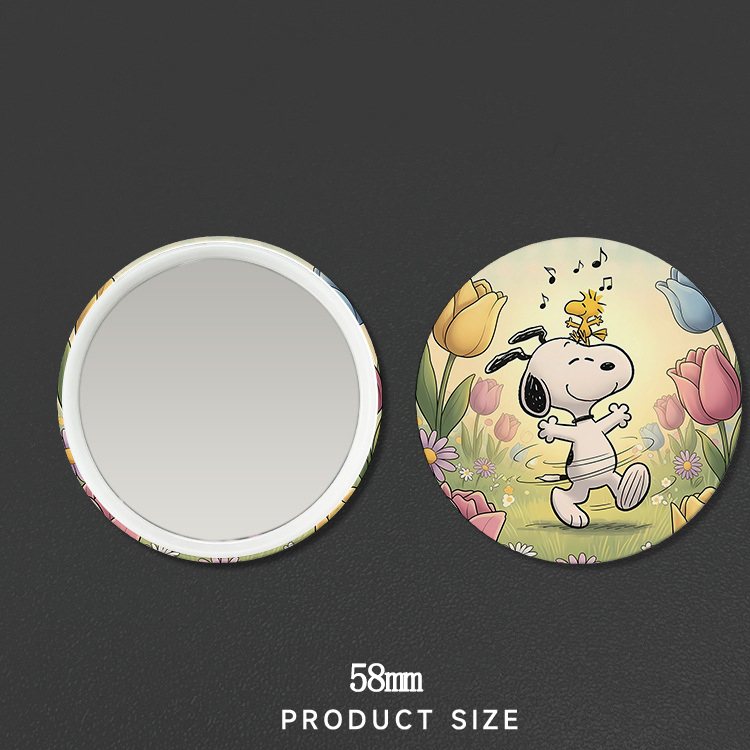 New Snoopys Badge Mirror Woman - огляд і ціна Anime Merchandise Women
