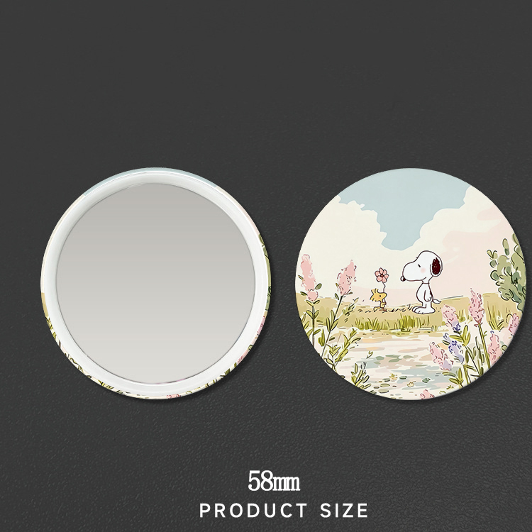 New Snoopys Badge Mirror Woman - огляд і ціна Anime Merchandise Women