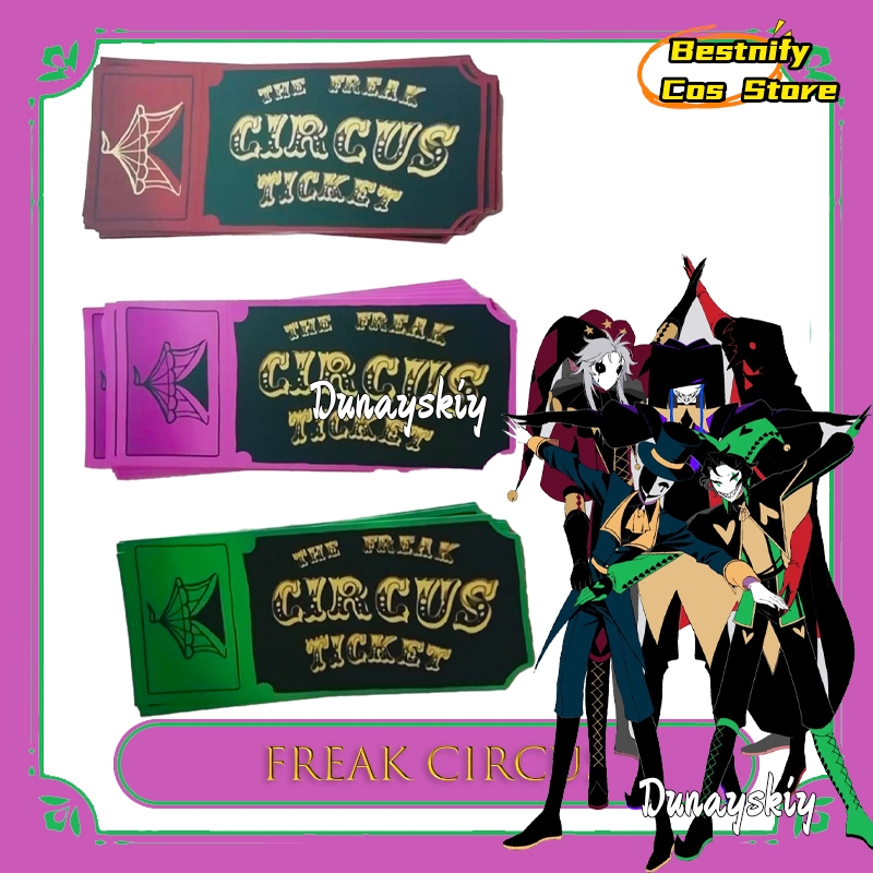 BFreak Circus Ticket Card Red  - огляд і ціна Anime Merchandise Women