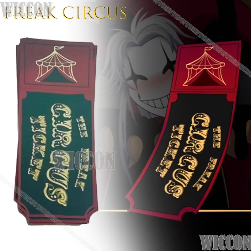 Freak Circus Ticket Card Red G - огляд і ціна Anime Merchandise Women