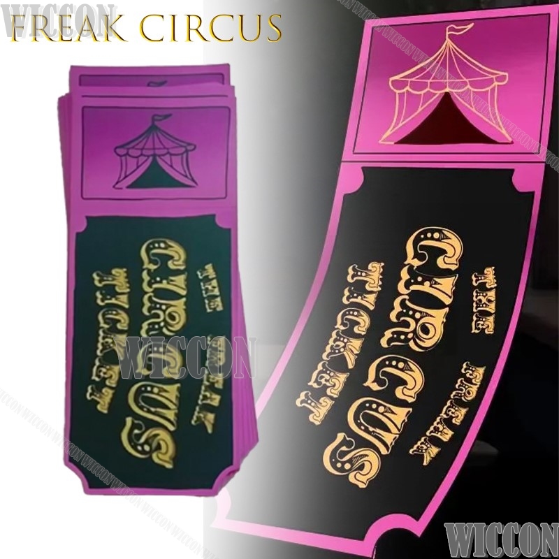Freak Circus Ticket Card Red G - огляд і ціна Anime Merchandise Women
