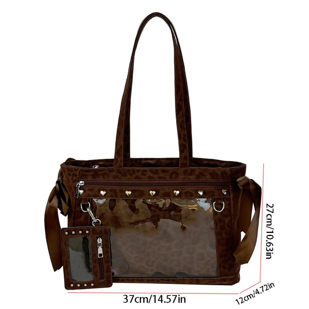 Harajuku Bow Rivet Itabag Y2K  - огляд і ціна Anime Merchandise Women